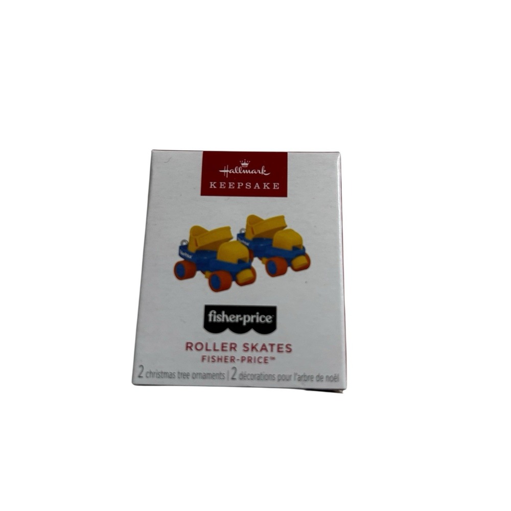 Hallmark Keepsake Mini Christmas Ornaments 2024, Fisher-Price Roller Skates